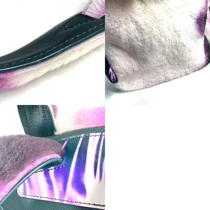 Louis Vuitton Backpack Multi Pocket Fur Purple X Black X White