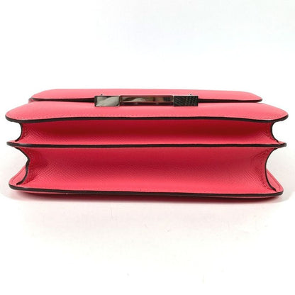 Hermes Shoulder Bag Constance 24 Epsom Rose Azalea Pink