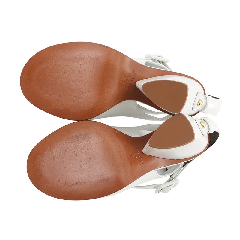 Louis Vuitton Sandals Leather Trinity Heel