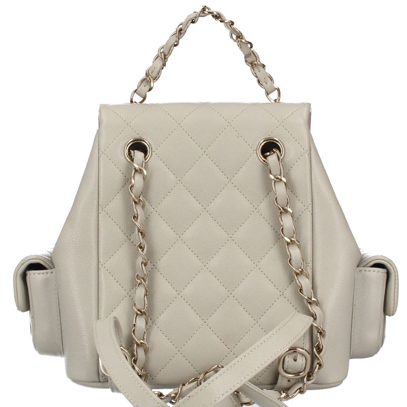 Chanel Quilted Small Backpack Caviar Leather