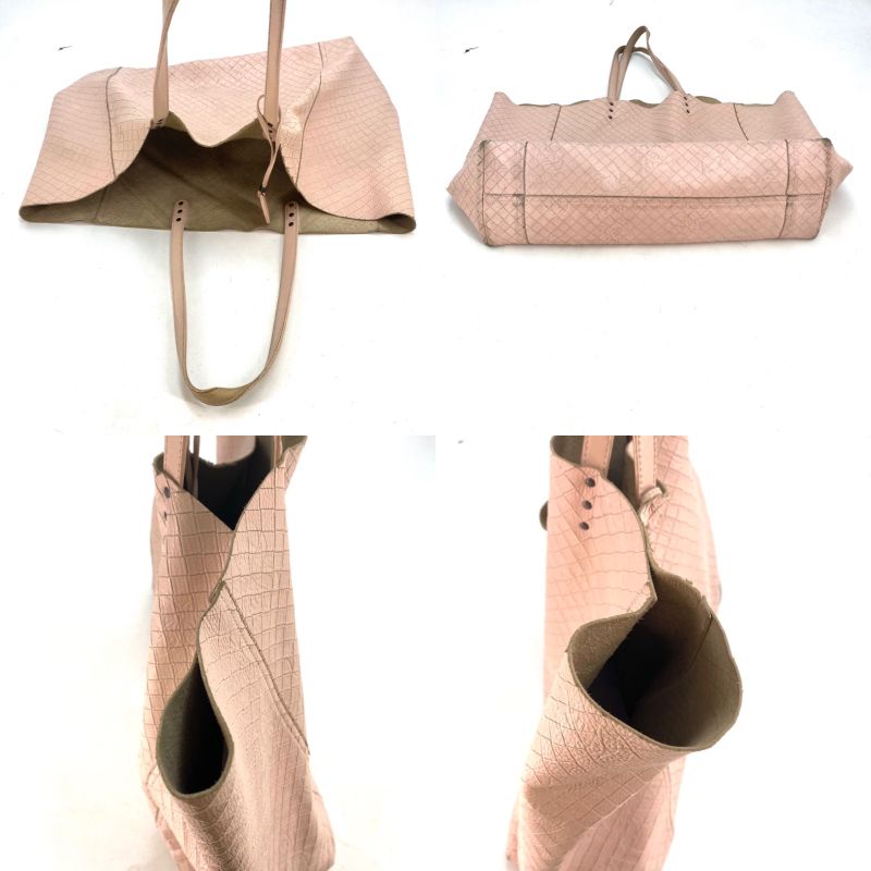 Bottega Veneta Tote Shoulder Bag A3 Travel Business Mothers Pink