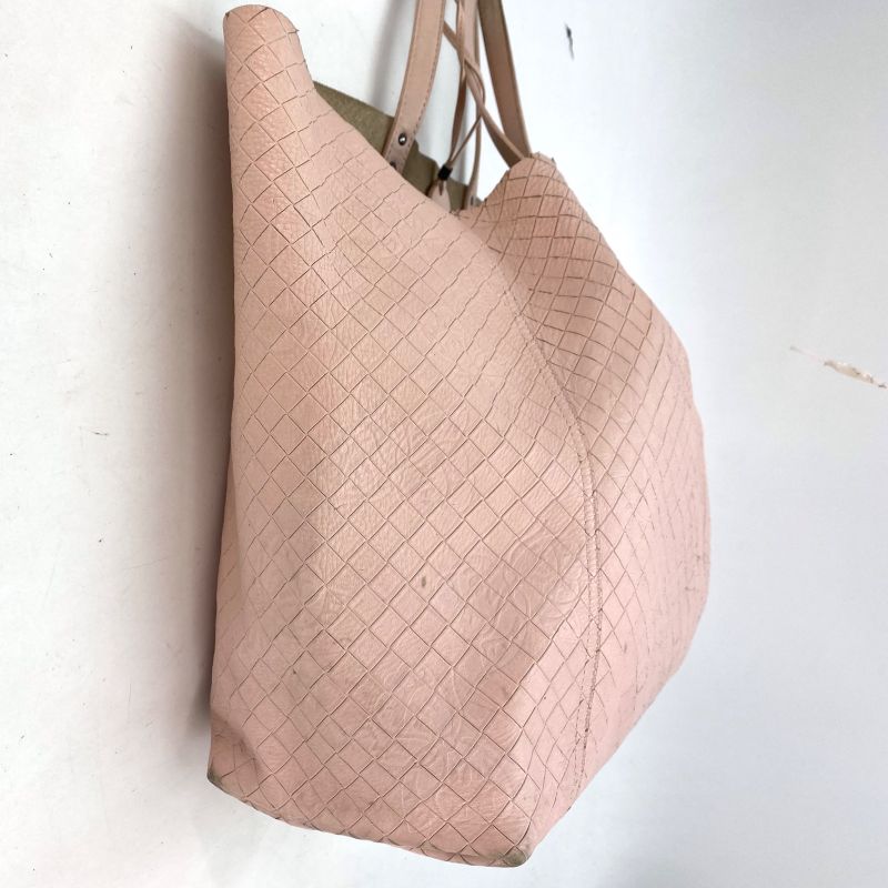 Bottega Veneta Tote Shoulder Bag A3 Travel Business Mothers Pink