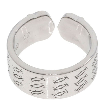 Cartier 2C Christmas Limited 52 Ring 18K White Gold