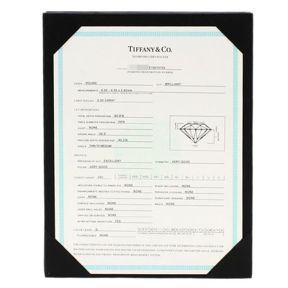 Tiffany & Co Solitaire Diamond Ring