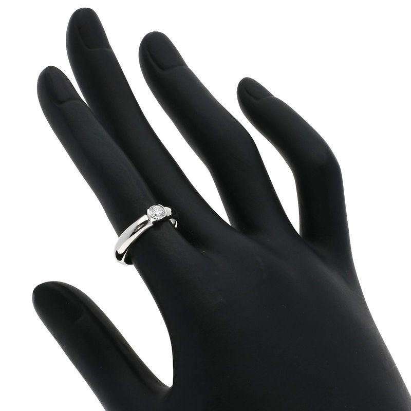 Tiffany & Co Dots Solitaire Diamond Ring