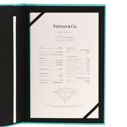 Tiffany & Co Harmony Solitaire Diamond Ring 18K