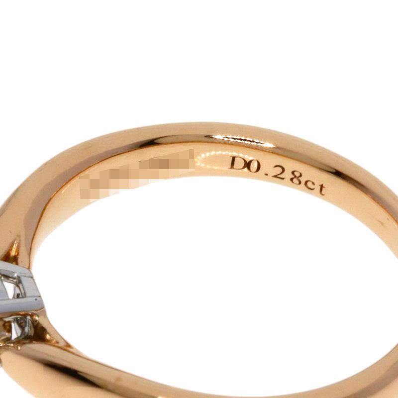 Tiffany & Co Harmony Solitaire Diamond Ring 18K