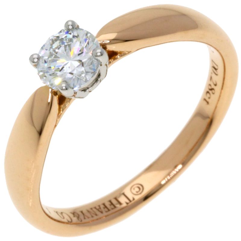 Tiffany & Co Harmony Solitaire Diamond Ring 18K