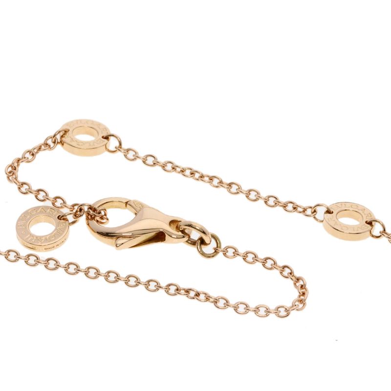 Bvlgari Legend Black Ceramic Necklace 18K Pink Gold