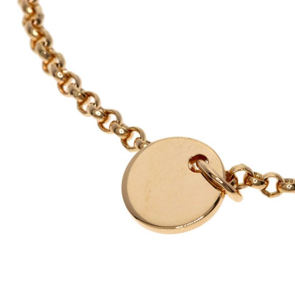 Hermes Exlibris MM Diamond Necklace 18K Pink Gold