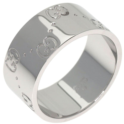 Gucci Icon Wide Ring 18K White Gold
