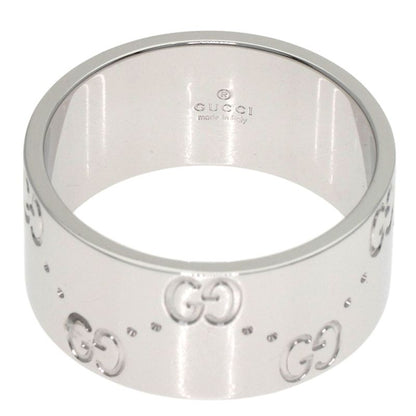 Gucci Icon Wide Ring 18K White Gold