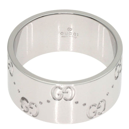 Gucci Icon Wide Ring 18K White Gold