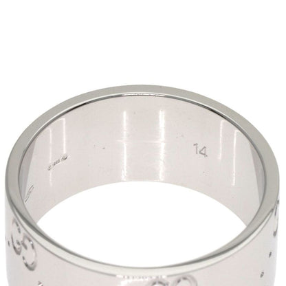 Gucci Icon Wide Ring 18K White Gold