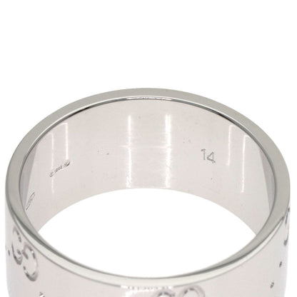 Gucci Icon Wide Ring 18K White Gold