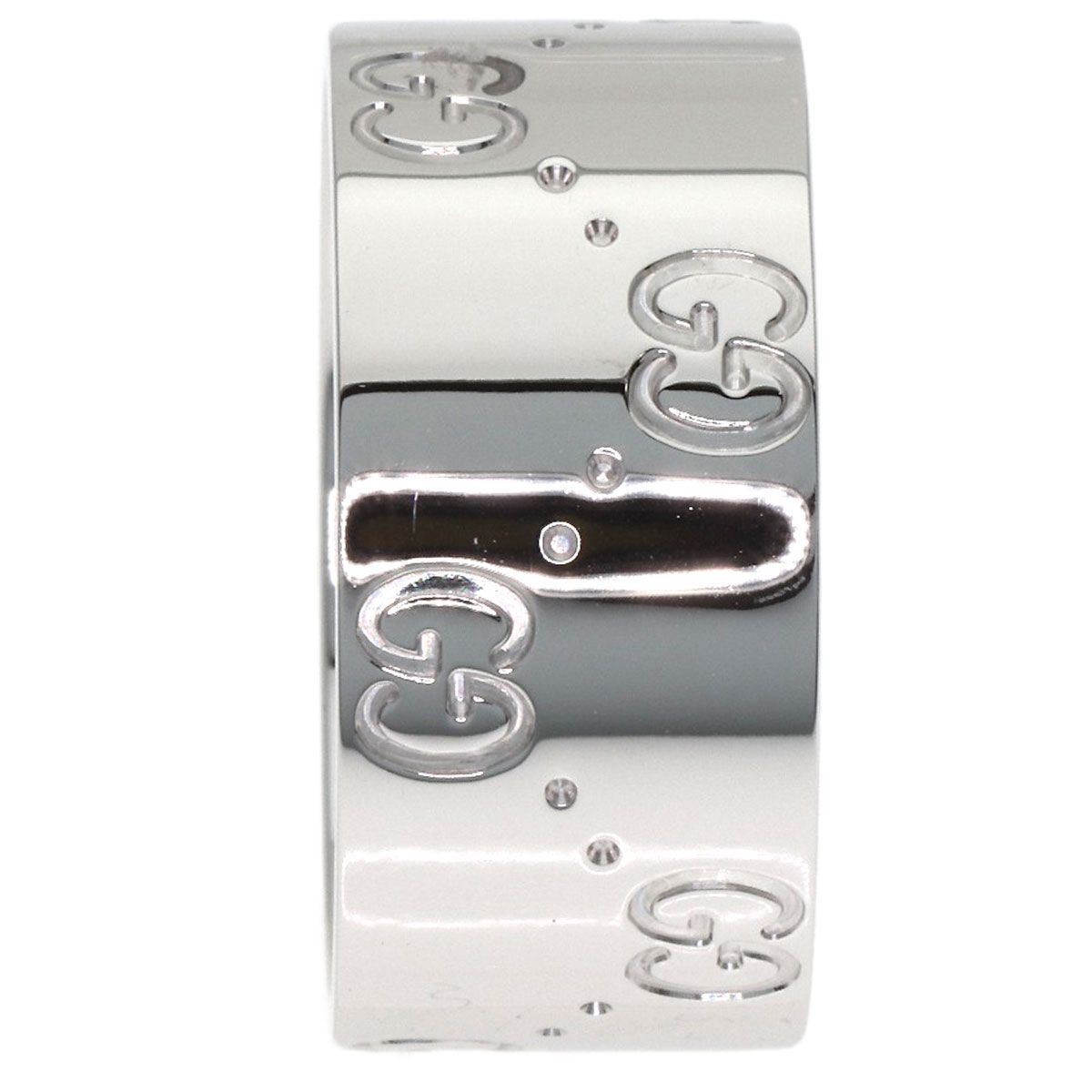 Gucci Icon Wide Ring 18K White Gold