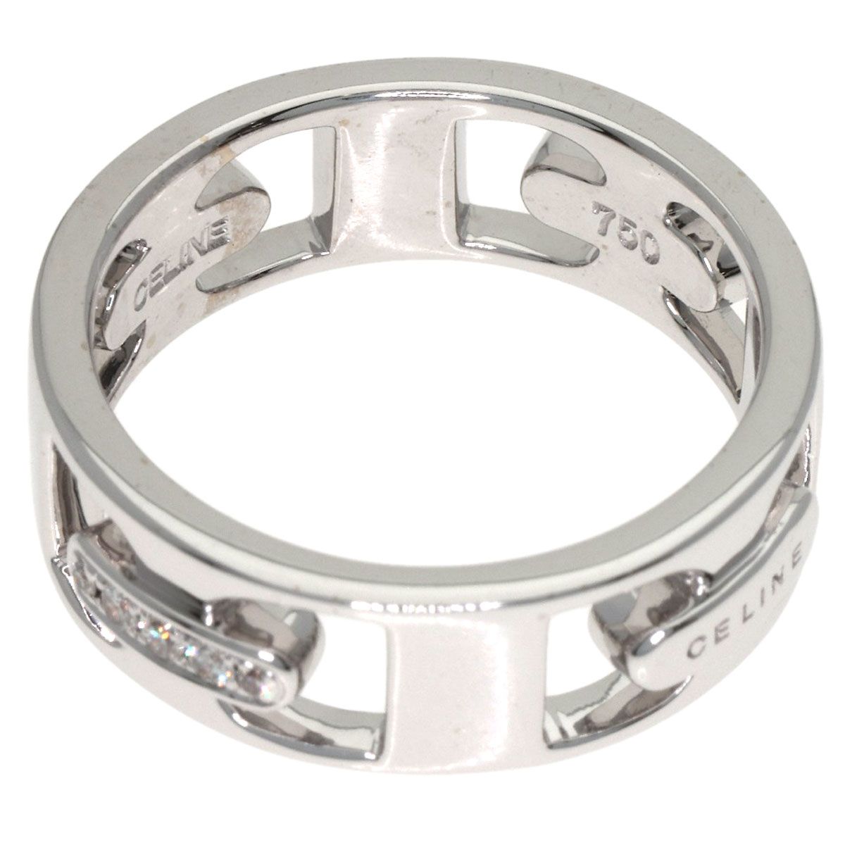 Celine Diamond Ring 18K White Gold