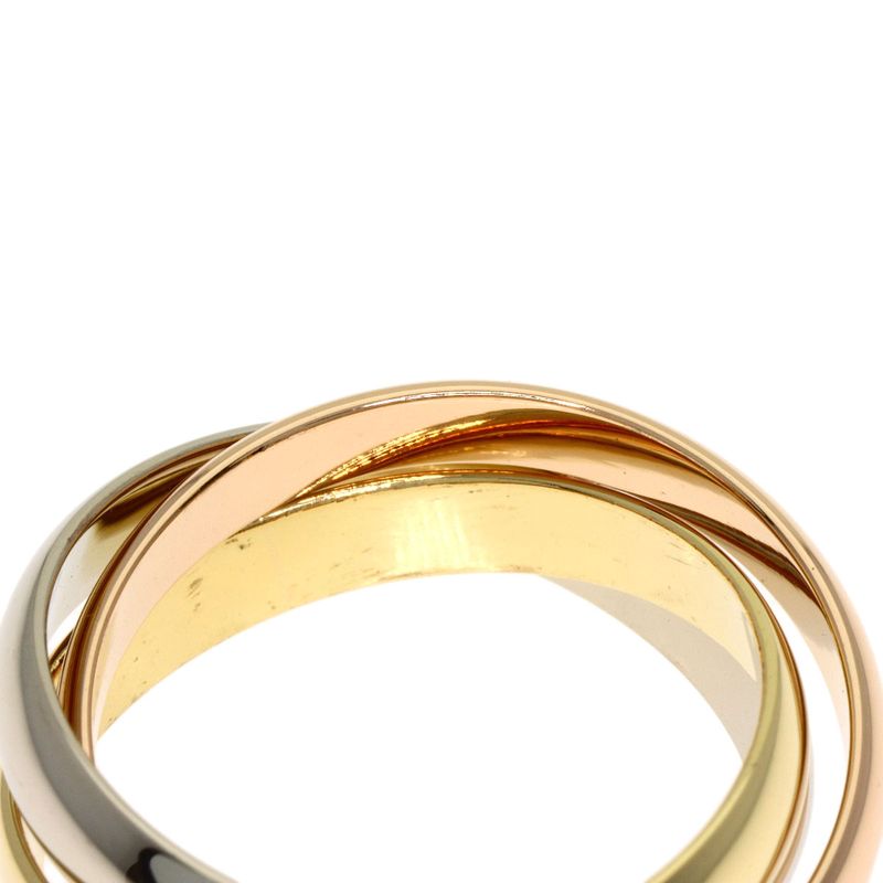 Cartier Trinity 51 Ring 18K Yellow Gold 18K Pink White