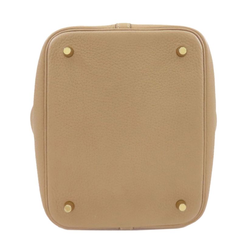 Hermes Picotin Lock MM Trench Gold Handbag Trench Beige