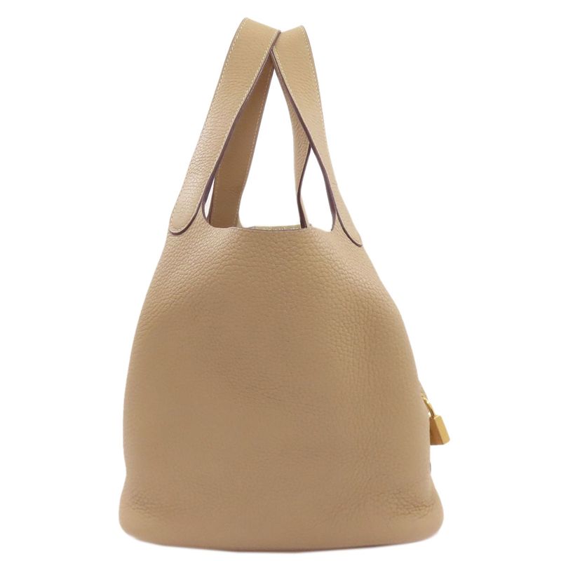Hermes Picotin Lock MM Trench Gold Handbag Trench Beige