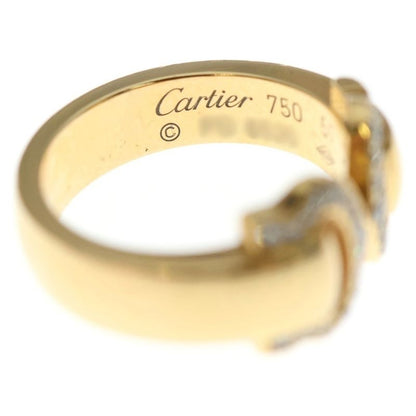 Cartier 2C Boucles Diamond Ring 18K