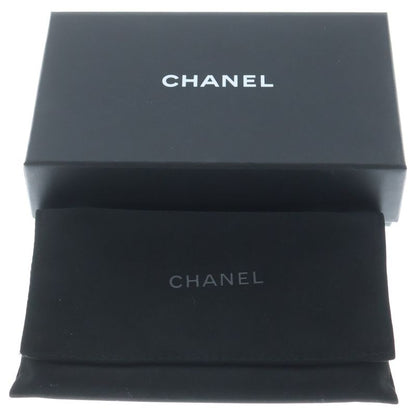 Chanel Quilted Coin Case Zip Around Black Caviar Gold