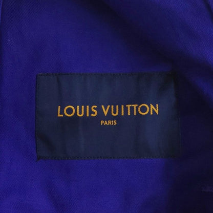 Louis Vuitton Logo Button Cotton Denim Jacket Blue Neo