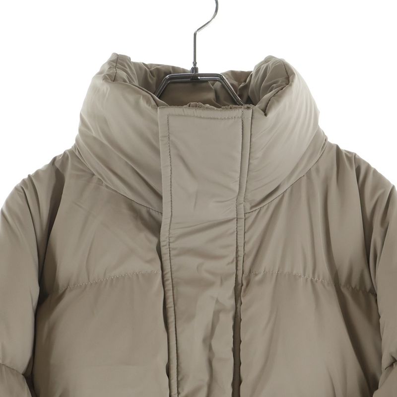 Balenciaga BB Puffer Jacket Microfaille Beige