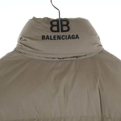 Balenciaga BB Puffer Jacket Microfaille Beige