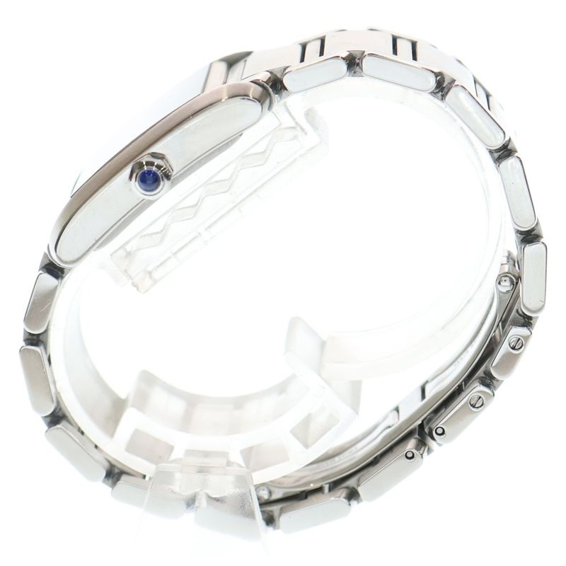 Cartier Tank Francaise MM Silver Dial SS Quartz Stainless Steel Watch