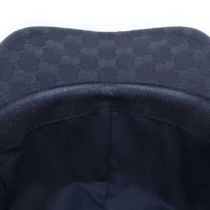 Gucci GG Canvas Logo Baseball Cap Hat Black