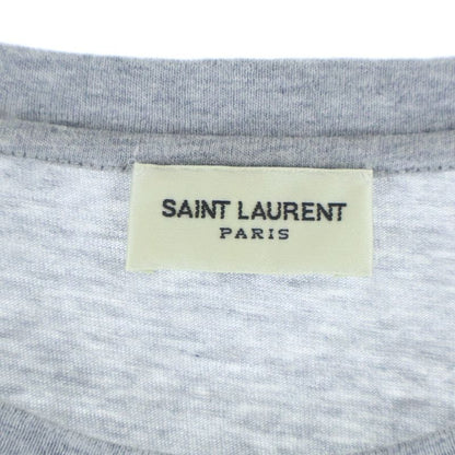 Saint Laurent Paris Logo Short Sleeve T-Shirt Black