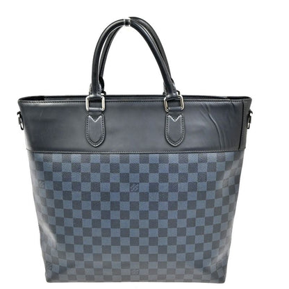 Louis Vuitton Newport Tote Damier Cobalt Navy Leather Navy Leather