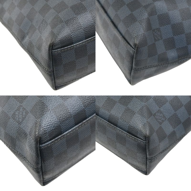 Louis Vuitton Newport Tote Damier Cobalt Navy Leather Navy Leather