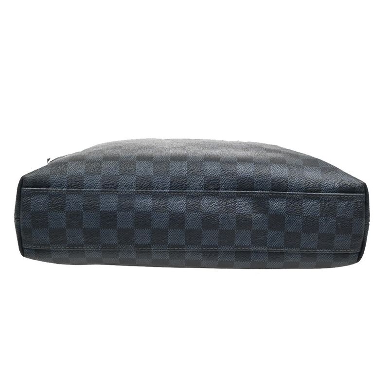 Louis Vuitton Newport Tote Damier Cobalt Navy Leather Navy Leather