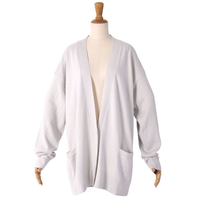 Hermes Cardigan Knit Cashmere Top