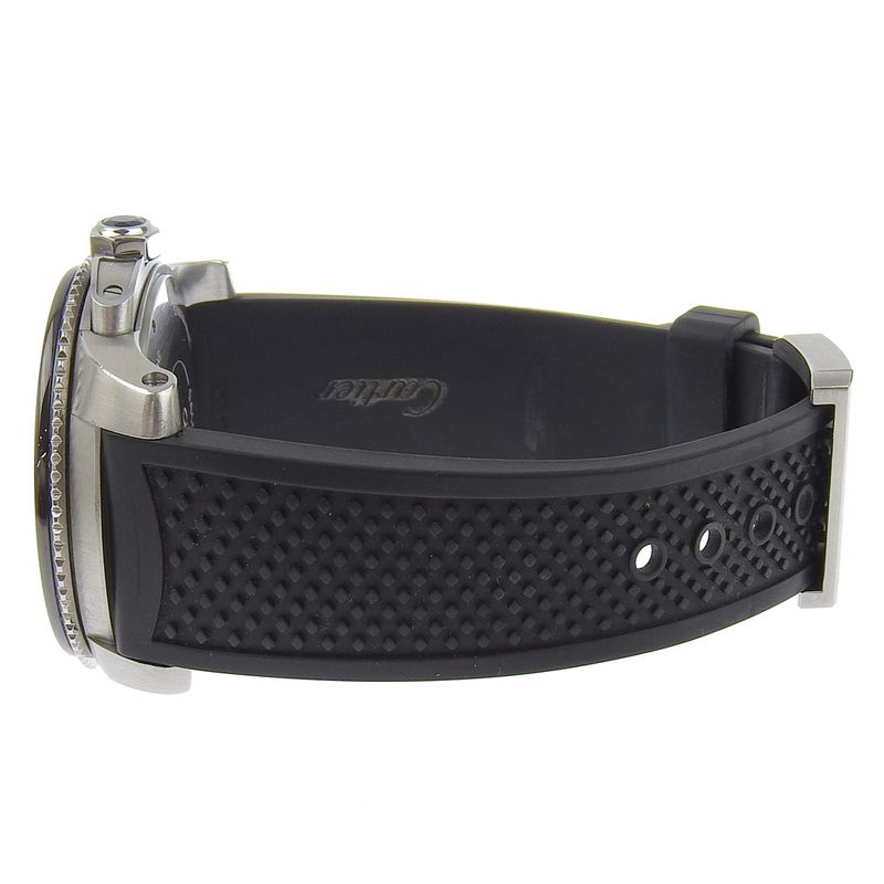 Cartier Calibur Diver Stainless Steel Rubber Watch