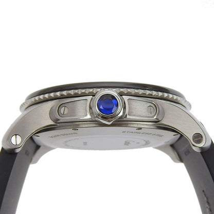 Cartier Calibur Diver Stainless Steel Rubber Watch