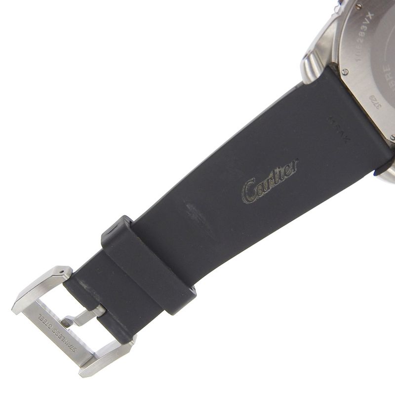 Cartier Calibur Diver Stainless Steel Rubber Watch