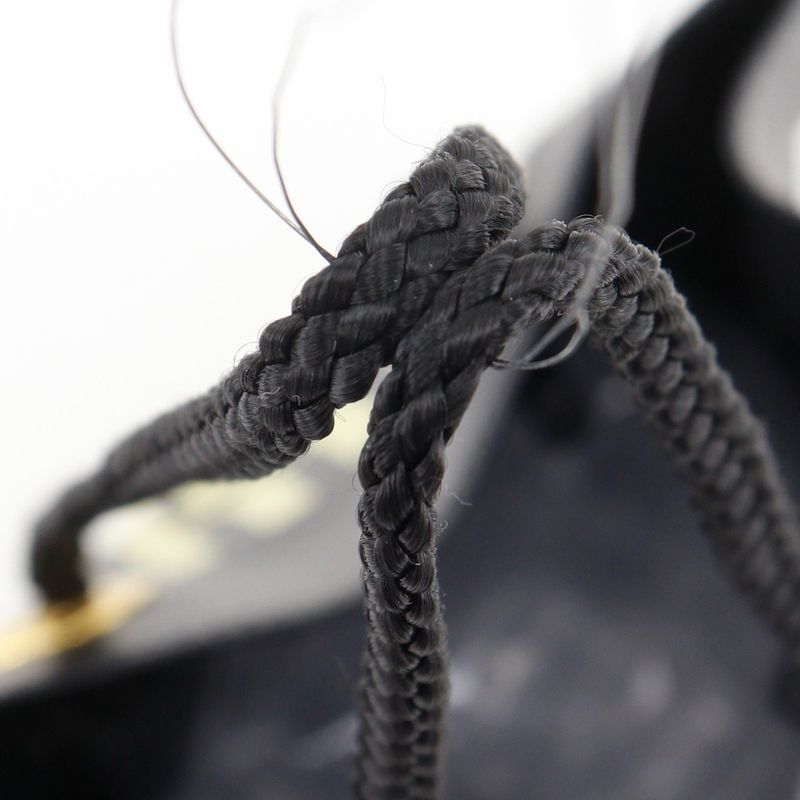 Fendi Fazzuolo Mini Handbag Pecan Leather Black