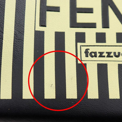 Fendi Fazzuolo Mini Handbag Pecan Leather Black