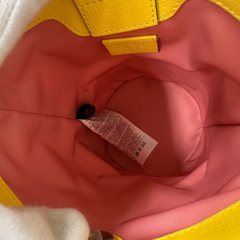Gucci Kids Children's Tote GG Supreme Canvas Yuan Roberts Beige Pink