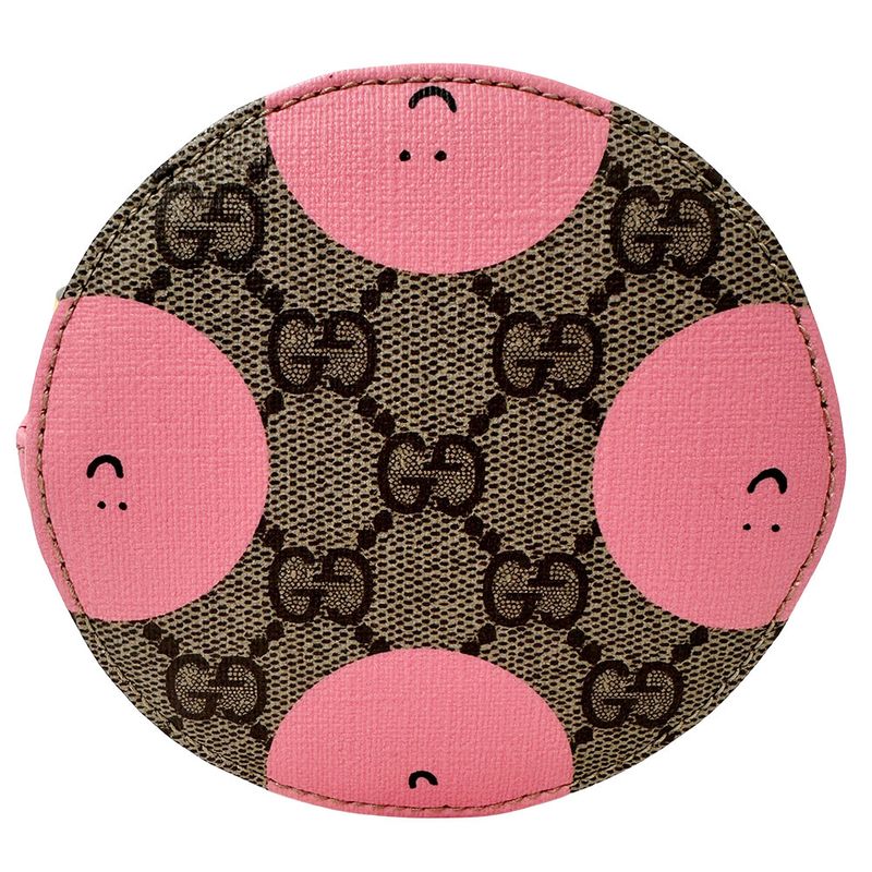 Gucci Kids Children's Tote GG Supreme Canvas Yuan Roberts Beige Pink