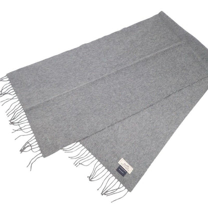 Hermes Uni Brode Scarf Cashmere Gray Autumn