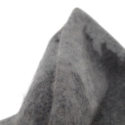 Hermes Uni Brode Scarf Cashmere Gray Autumn