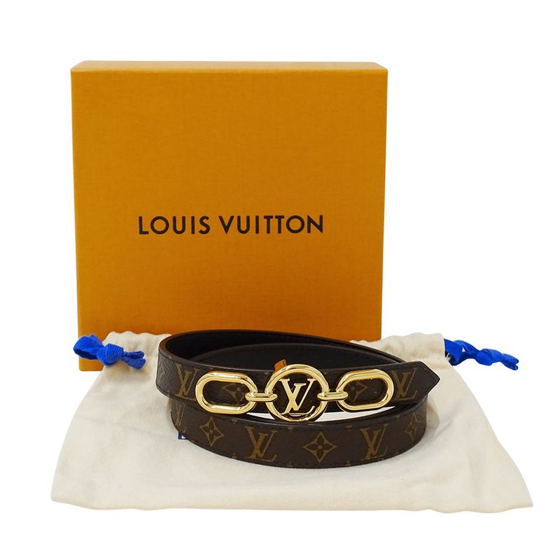 Louis Vuitton Belt Monogram Canvas LV Circle Prime Noir Black