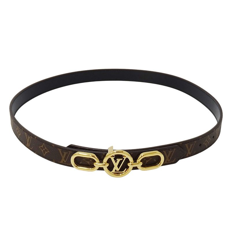 Louis Vuitton Belt Monogram Canvas LV Circle Prime Noir Black