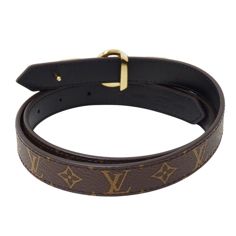 Louis Vuitton Belt Monogram Canvas LV Circle Prime Noir Black