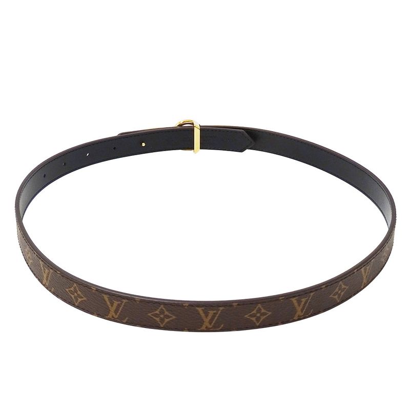 Louis Vuitton Belt Monogram Canvas LV Circle Prime Noir Black