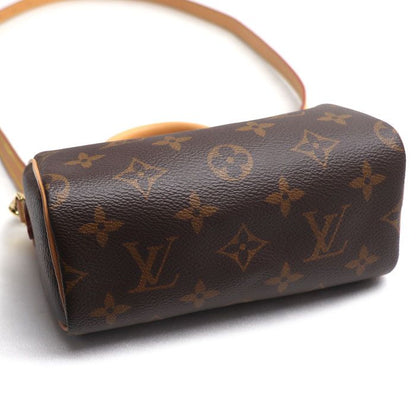 Louis Vuitton Nano Speedy 2-Way Shoulder Bag Brown